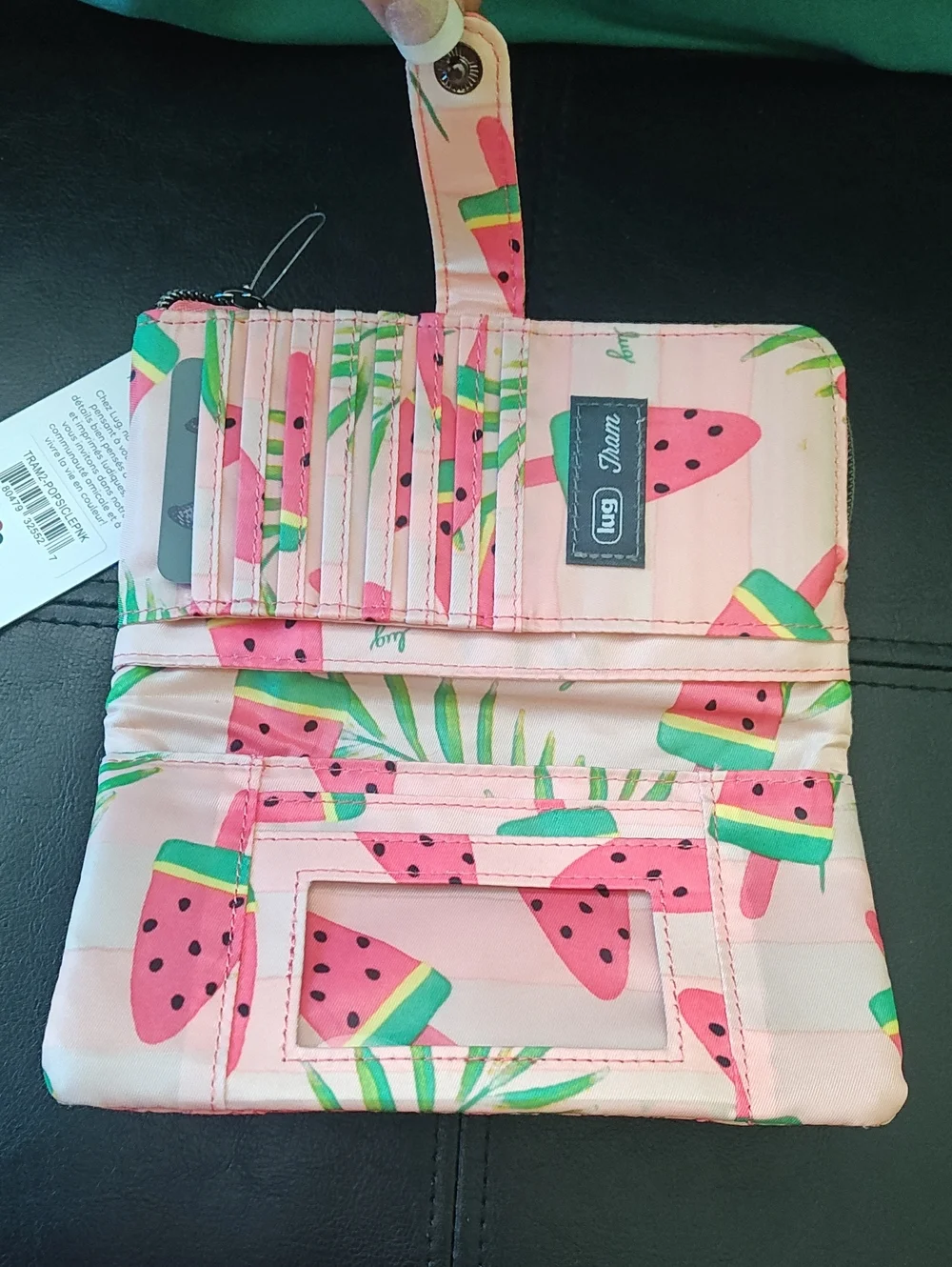 NWT Lug Tram Wallet in Popsicle Pink